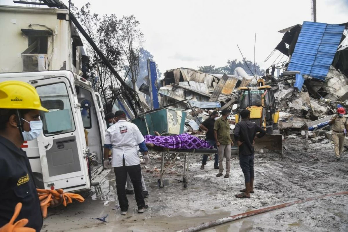 At least 34 people also suffered injuries in the explosion