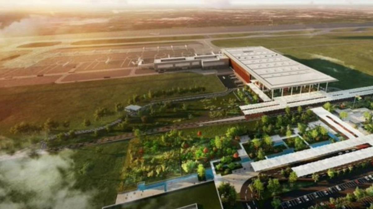 The proposed link road will connect with NH-34 in Sikandrabad. (Photo: Noida Airport | Source: X/@NIAirport)