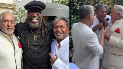 The clip, shared by Lalit Modi himself on Instagram, quickly went viral, drawing mixed reactions due to the ongoing legal cases involving both men in India.