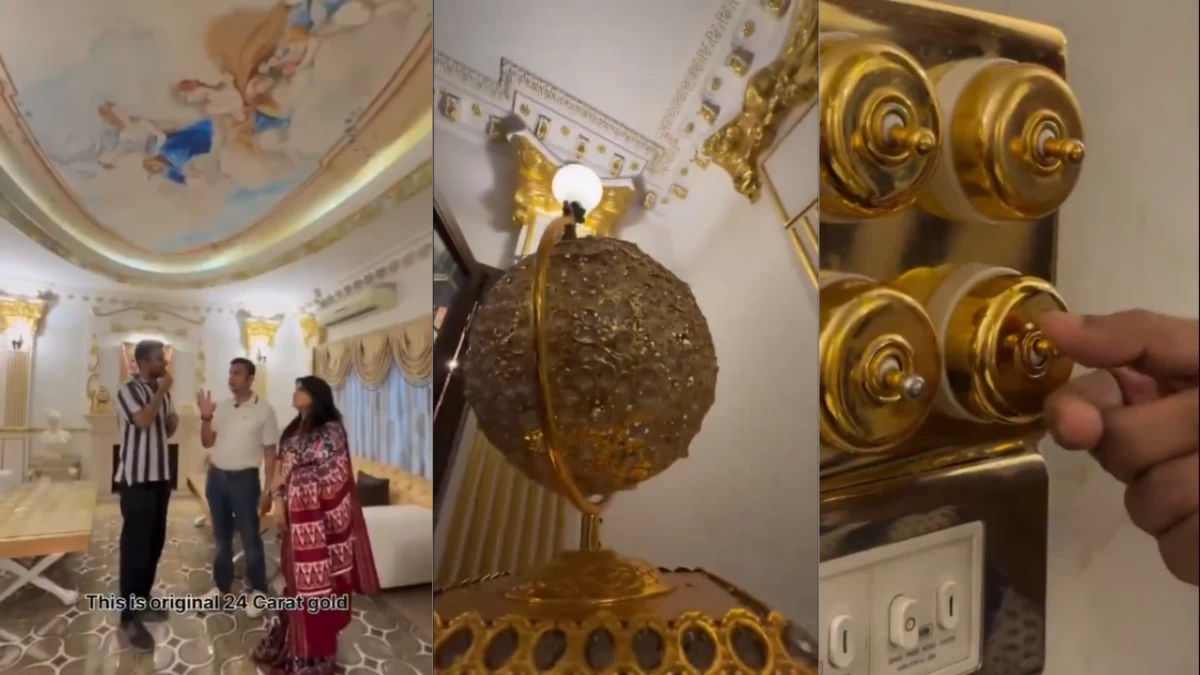 Gold-plated Indore mansion of govt contractor sparks outrage | Image: X