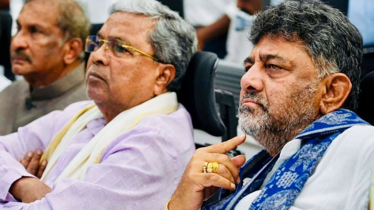 Karnataka CM Siddaramaiah and Deputy CM DK Shivakumar (Credit: PTI file photo)  