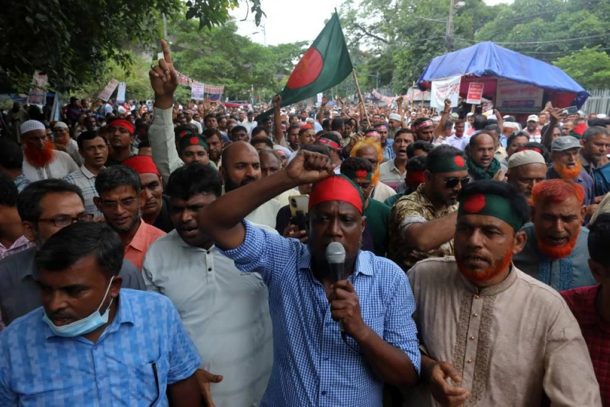 Protests erupted in Bangladesh (Source: Getty Images)