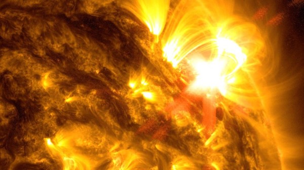 An X-class solar flare spotted on May 8, 2024. (Image Credit: NASA/SDO). 