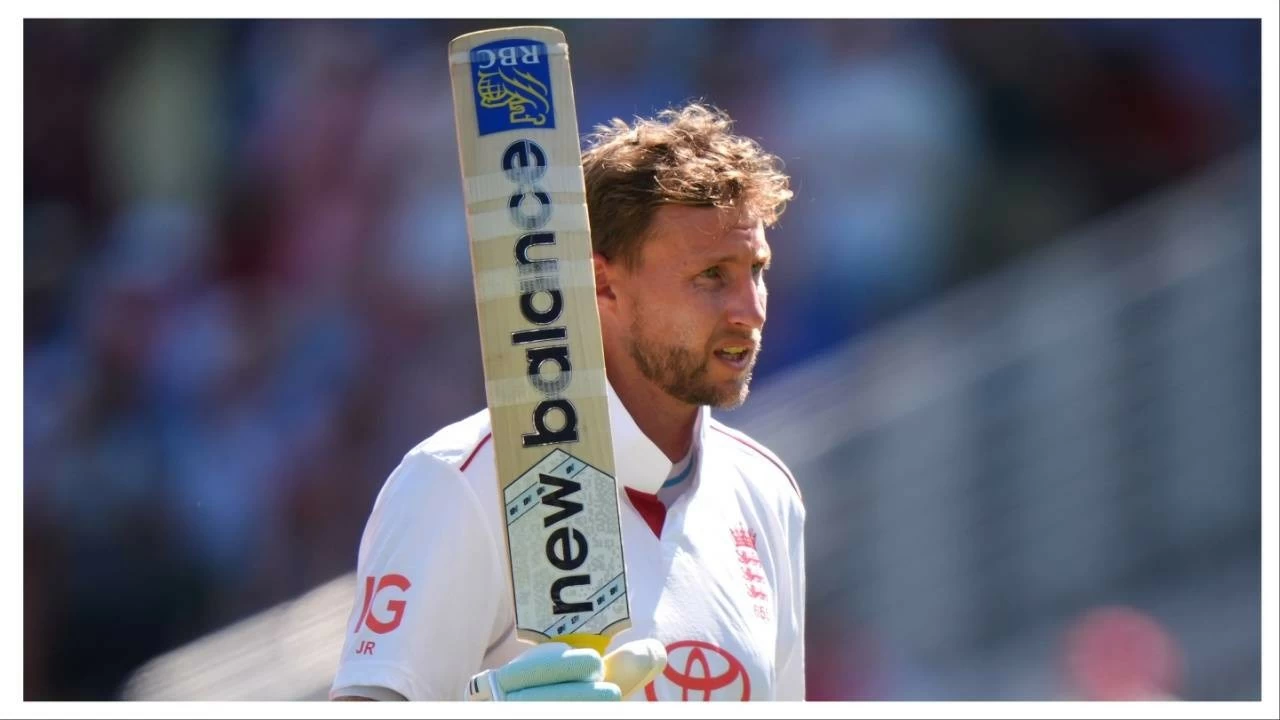 Joe Root seeks record-breaking century in Manchester test. (Image via Getty Images)