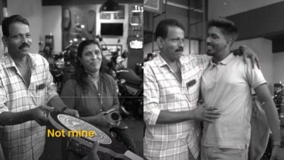 Kerala man buys his dad a Royal Enfield Bullet.