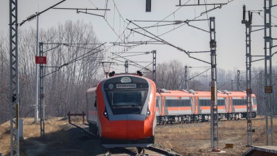 The trainsets of the Vande Bharat Express, especially those that are chair car, are self-propelling Electric Multiple Units (EMUs), (Photo credit: Firdous Nazir/NurPhoto via Getty Images)