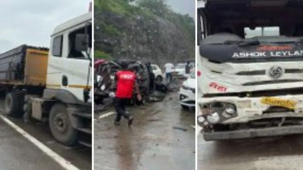 Four dead as trailer hits multiple vehicles on Mumbai-Pune Expressway