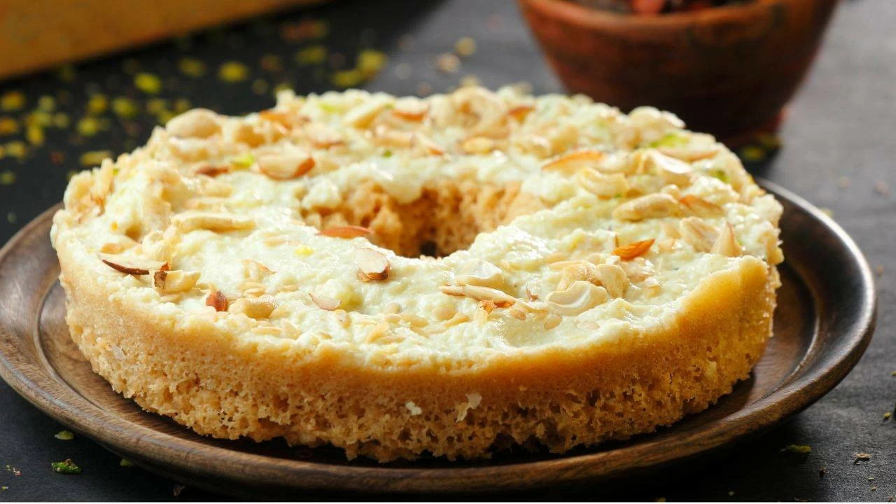 Paneer Ghewar from Jaipurs sweetens Teej and Rakhi festivals