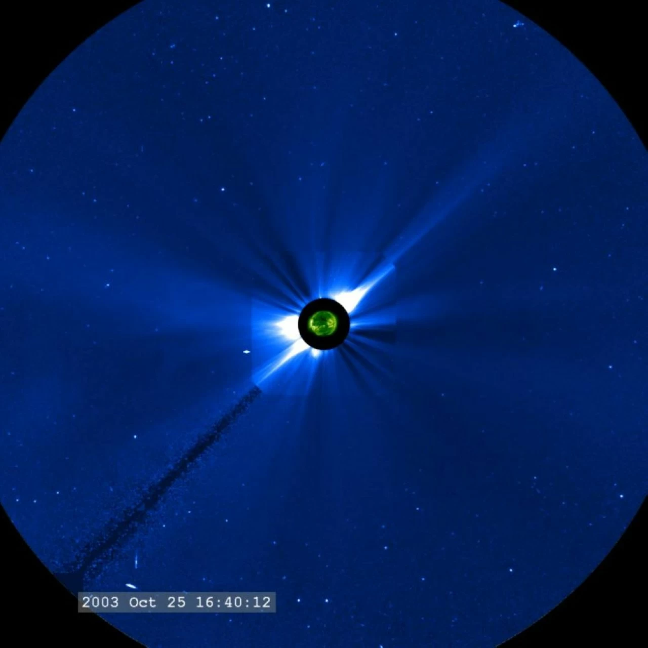 A CME from 25 October, 2003. 