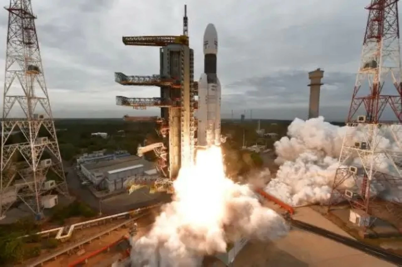 Chandrayaan 2 was launched by India&#039;s most powerful rocket, the LVM3. 
