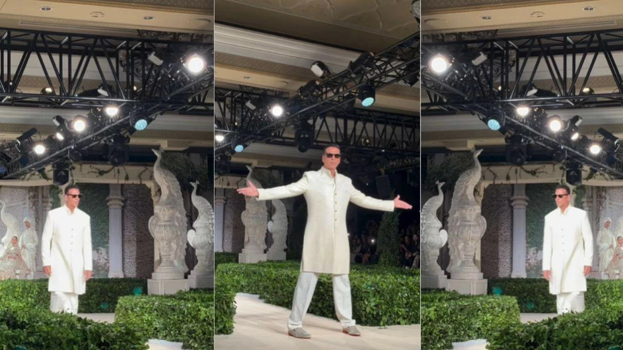 Bollywood superstar Akshay Kumar stuns as the showstopper at ICW 2025.