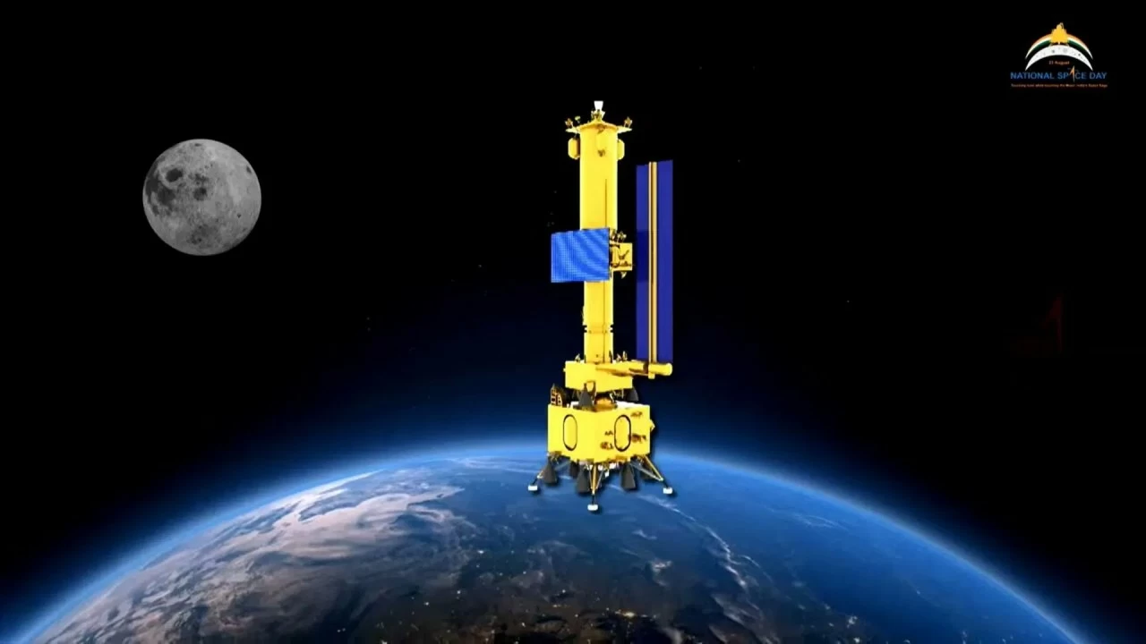 The Chandrayaan 4 stack with the Lander, Ascender, Returner, Reentry and Propulsion Modules.