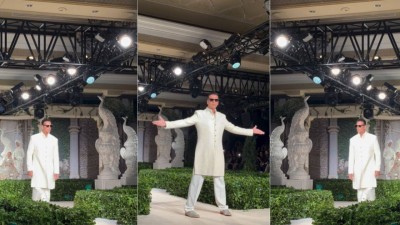 Bollywood superstar Akshay Kumar stuns as the showstopper at ICW 2025.