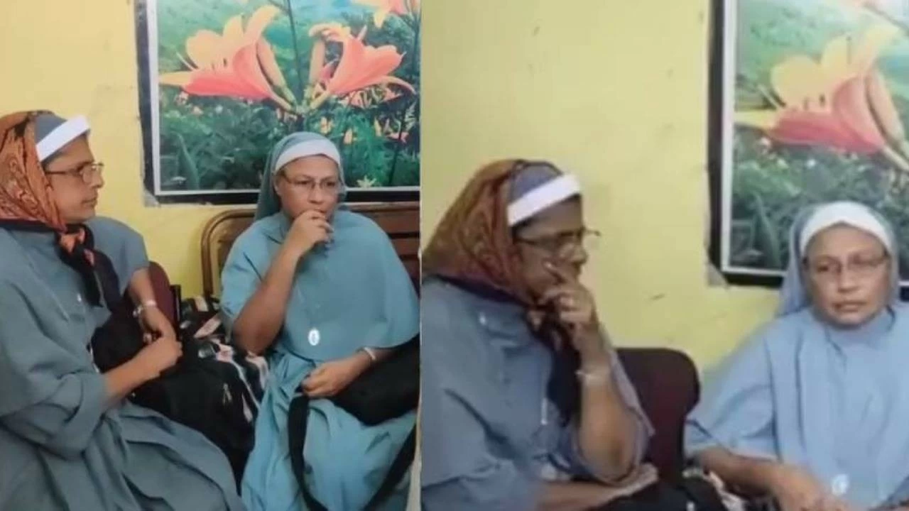 Sister Vandana Francis and Sister Preethy Mary 