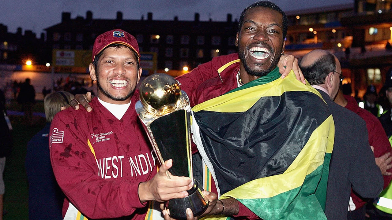 West Indies won the Champions Trophy title in 2004.
