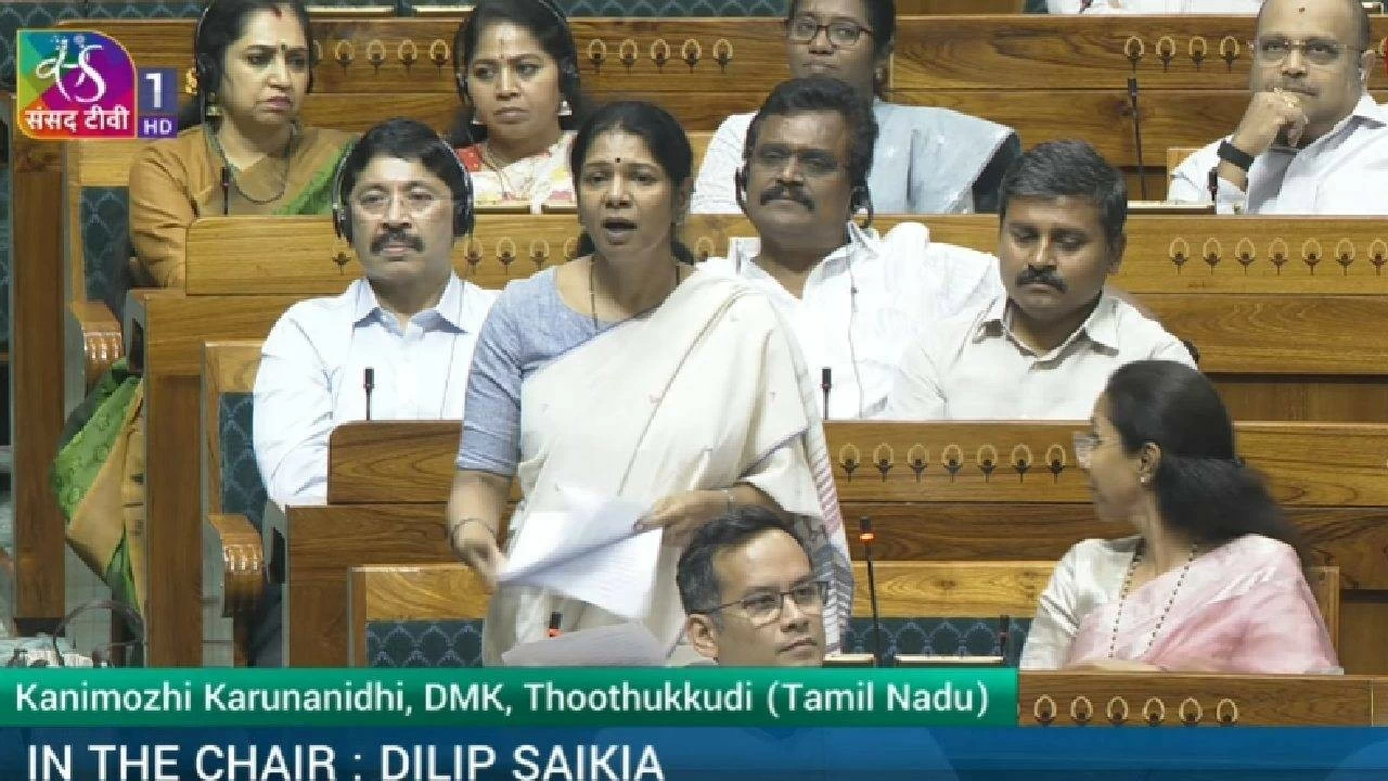 Speaking during the debate on Operation Sindoor, DMK MP Kanimozhi says, "We had to go on these delegations (MPs delegation on Operation Sindoor global outreach) because peace had failed us, and you (central govt) had failed the people of India..."
