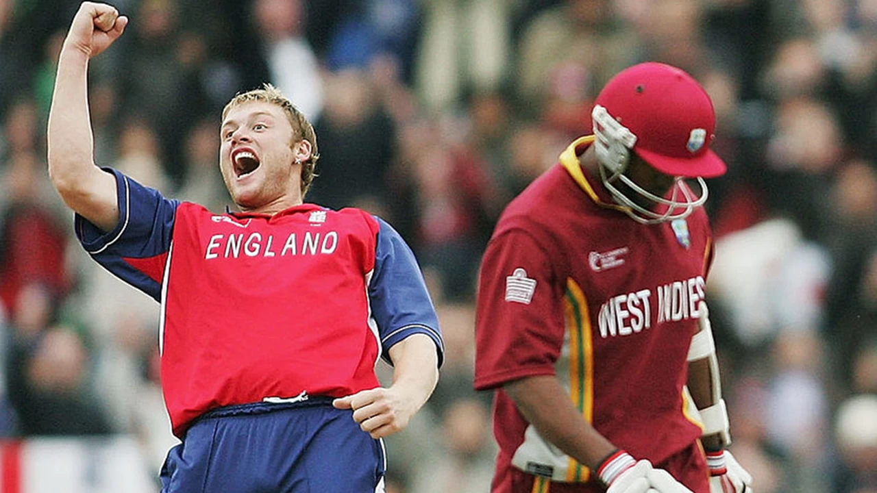 Andrew Flintoff enjoyed a brilliant campaign for England in the Champions Trophy 2004.
