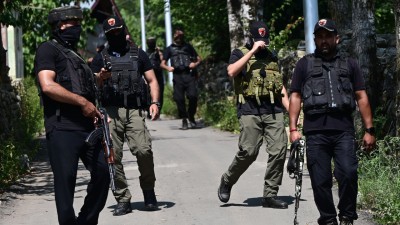 Since the April 22 Pahalgam attack, the security personnel in Kashmir have been searching for those who perpetrated it. (Photo credit: Waseem Andrabi/HT via Getty Images)
