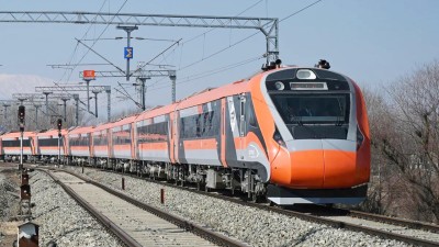 Thanks to the Vande Bharat Express, Indian Railways has taken its infrastructure to a whole new level. (Photo credit: Santosh Kumar/HT via Getty Images)