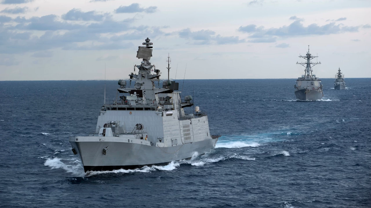 Notably, the Himgiri is the first of three advanced frigates that the GRSE is constructing under Project 17A. (Photo credit: Stocktrek Images/Getty Images)