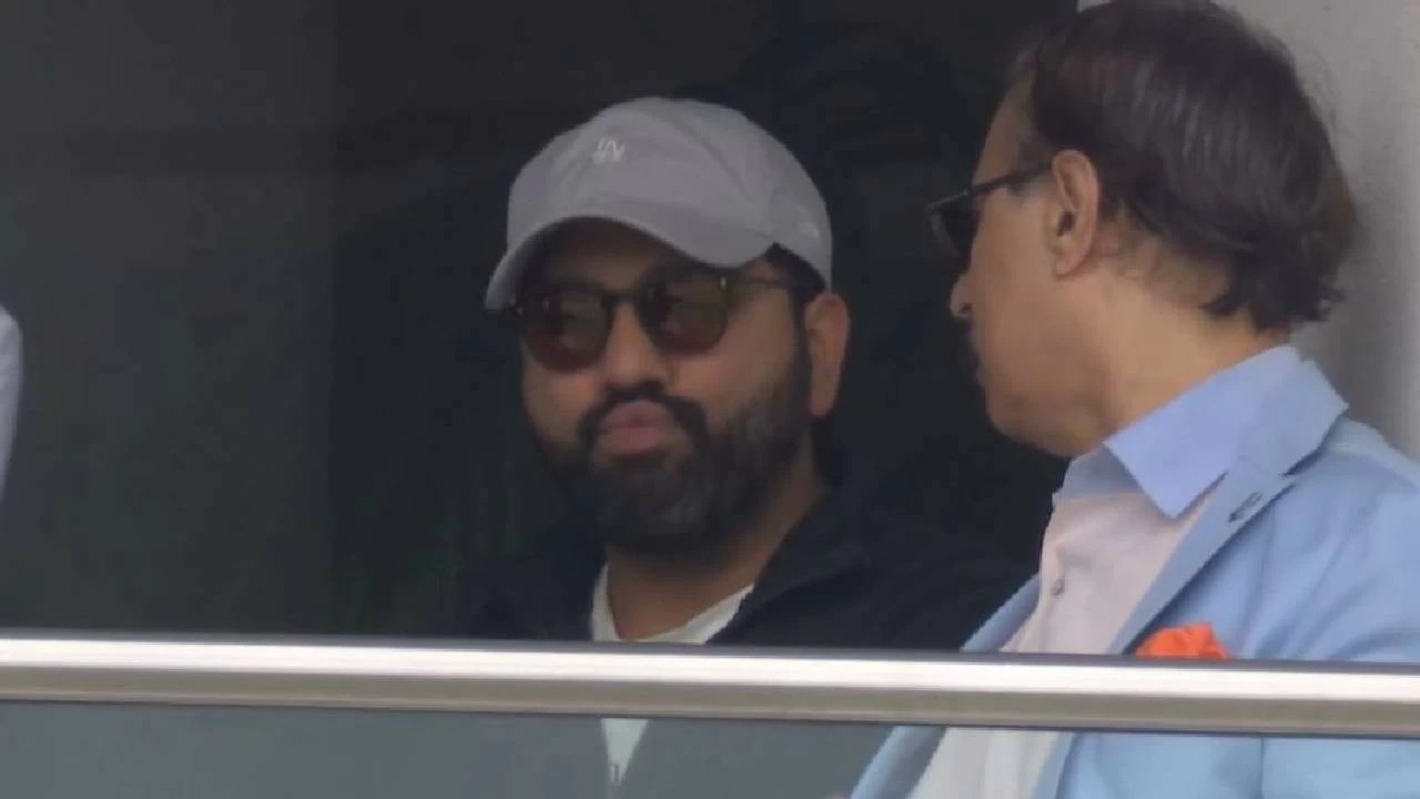 Rohit at the Oval for IND-ENG match.