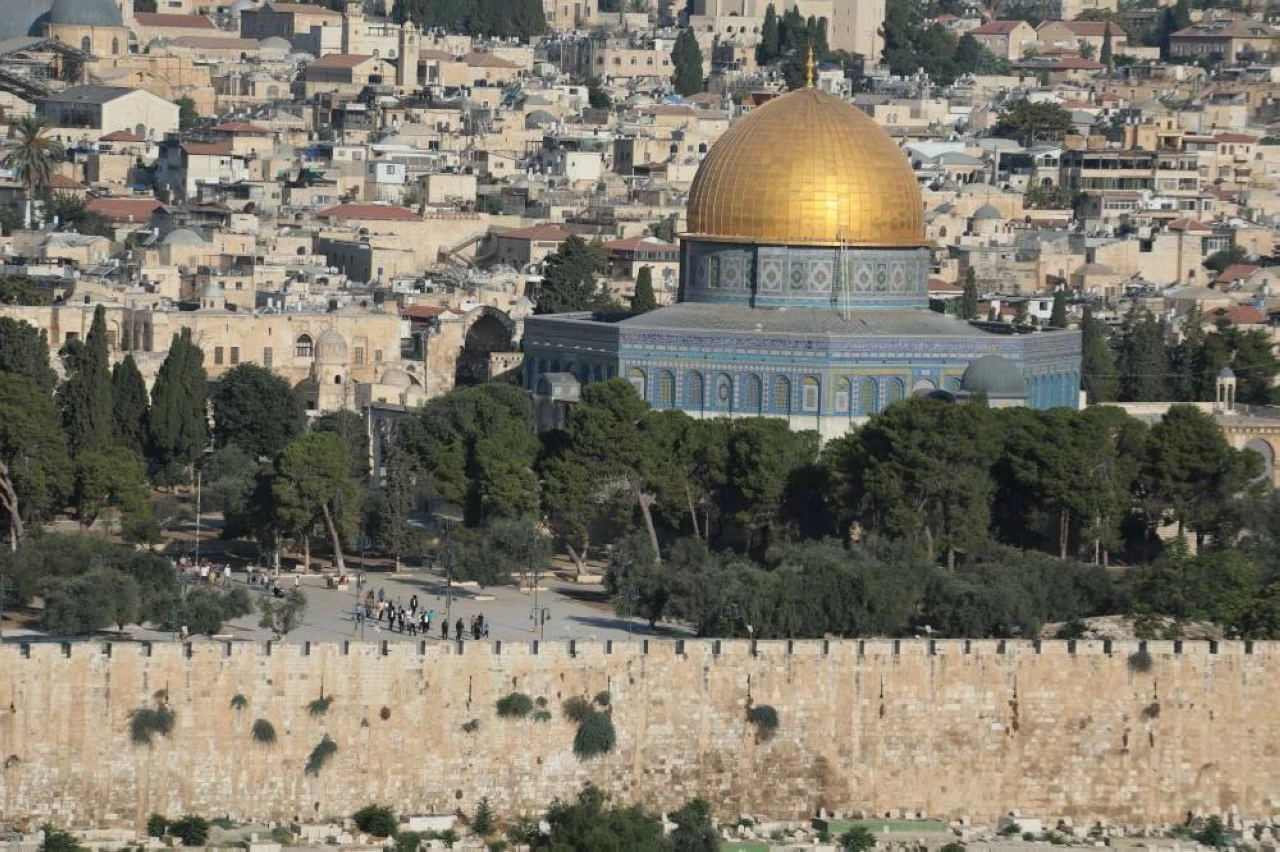 The Al-Aqsa Mosque.