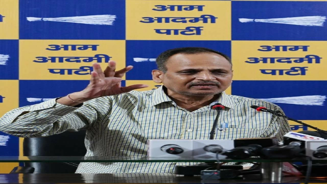 File photo of AAP leader Satyendar Jain. (Photo credit: Vipin Kumar/HT via Getty Images)
