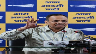 File photo of AAP leader Satyendar Jain. (Photo credit: Vipin Kumar/HT via Getty Images)
