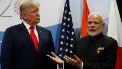 File image of US President Donald Trump with Prime Minister Narendra Modi