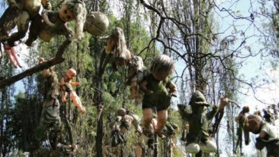 Haunted island of dolls in Mexico.