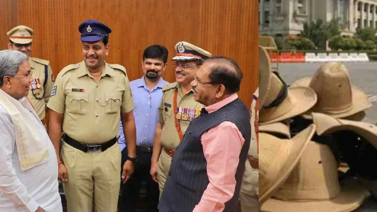 The Karnataka government has officially approved the replacement of the British-era slouch hats worn by constables and head constables with new navy blue peak caps.