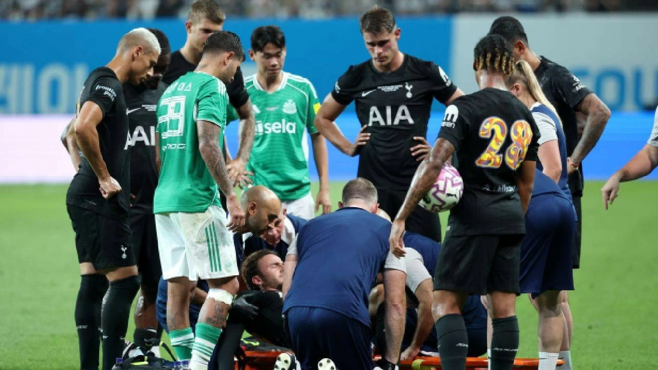 James Maddison was injured in a pre-season match in South Korea last week.