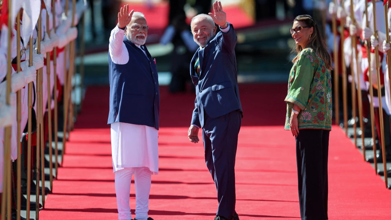 During the phone call with Lula, PM Modi reminisced about his visit to Brazil in July. (Photo credit: Reuters)