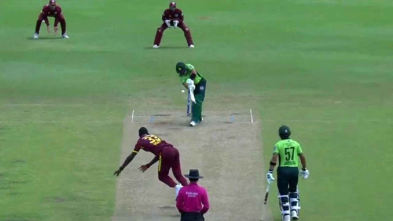 Babar Azam was out on a duck in 2nd WI ODI.
