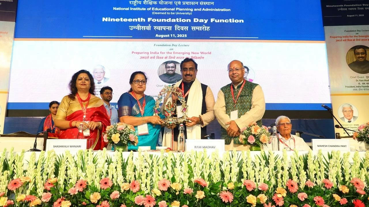 Dr Ram Madhav (Photo Credit: TV9 reporter)