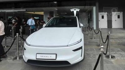 Tesla opens Delhi Aerocity showroom, launches Model Y SUV in two variants | Image by Roheen Ghosh Tv9english.com