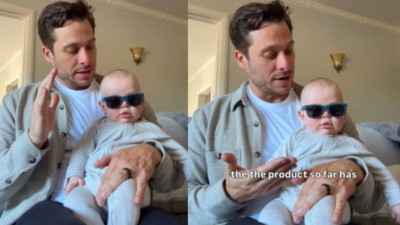 Father rates his 4-month-old baby in funny &#039;product-review&#039;.