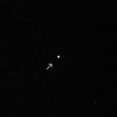 Cassini's image of the asteroid Masursky. 