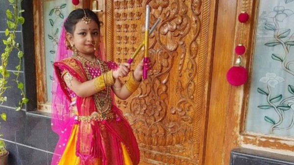 Cute Radha outfit ideas for your baby girl this Janmashtami 
