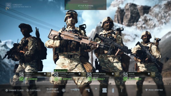 Screengrab from Playstation 5 on Battlefield 6 Open Beta weekend 1