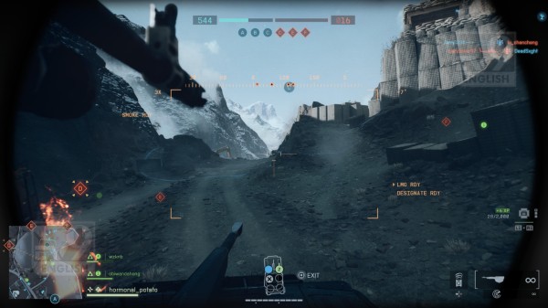 Battlefield 6 open beta Liberation Peak - Tank view from inside