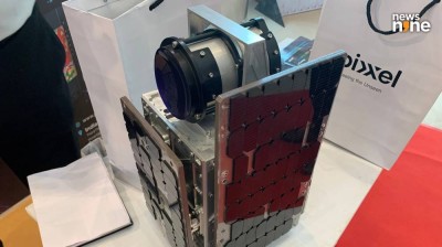 Model of a Pixxel satellite. 