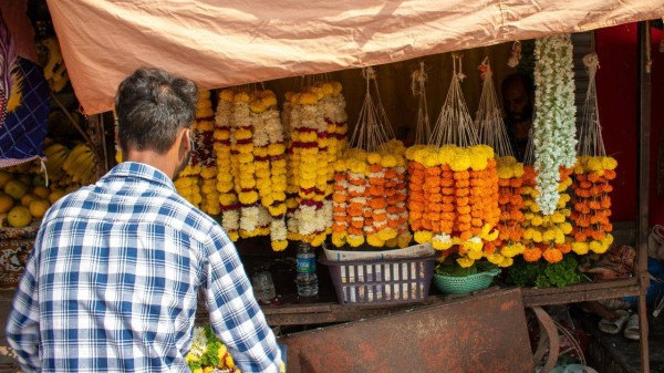 Devaraja's flower market