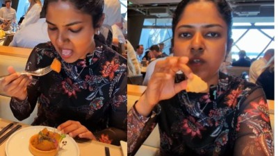 Woman rates most expensive meal she had in Paris in viral video.