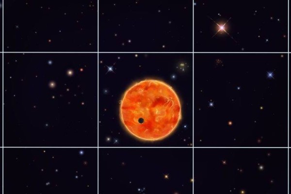 Illustration of an exoplanetary system. 