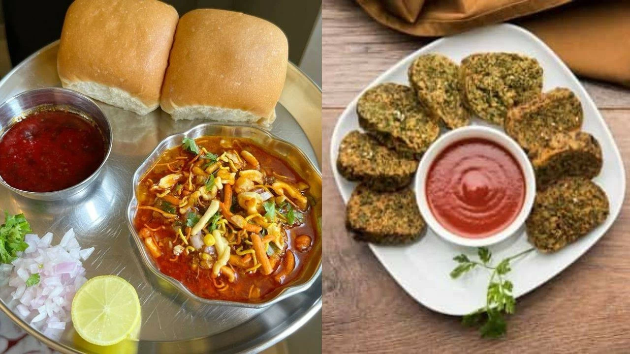 Snack on Maharashtrian kothimbir vadi and mishal pav to cheer up on a rainy day