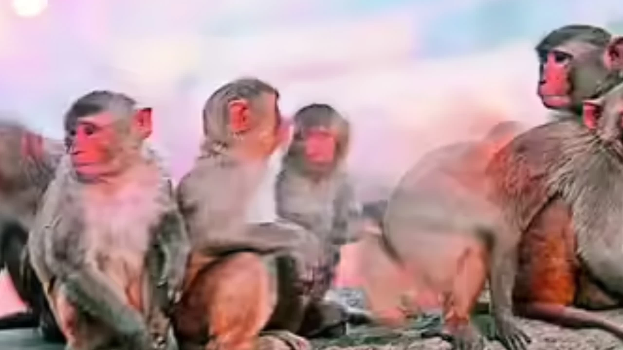 A man in Bihar was killed by 20 monkeys on Sunday