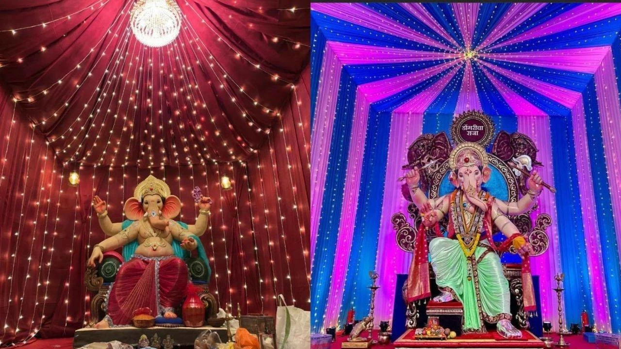 Ganesh Chaturthi pandal decoration: Try these attractive ideas to welcome Lord Ganesh