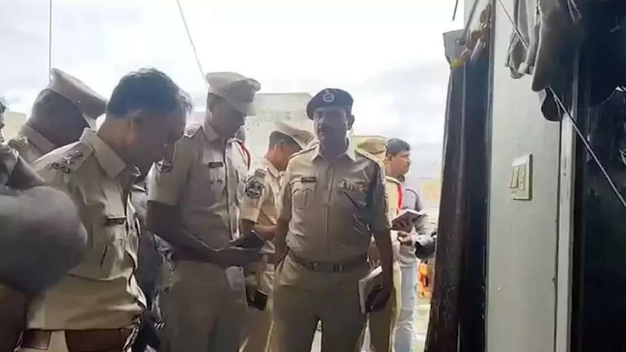 Kukatpally police reach the home of the victim. 