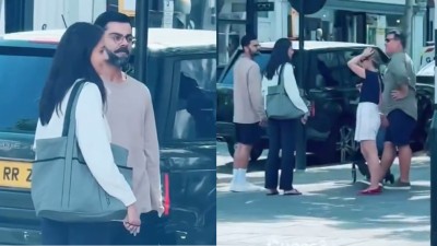 Virat Kohli and Anushka Sharma were recently spotted taking a stroll in London.